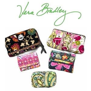 VERA BRADLEY Wallet Wristlet Bundle